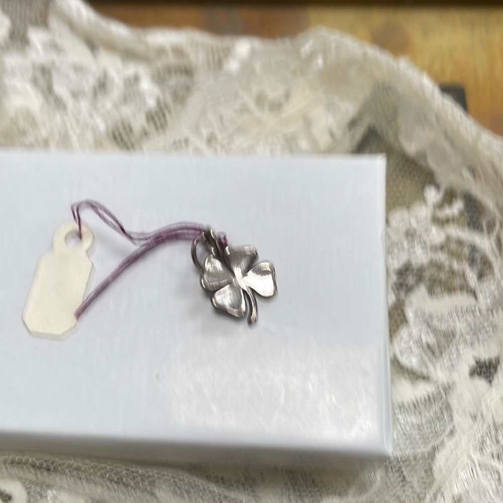 Sterling Shamrock ☘️ Charm